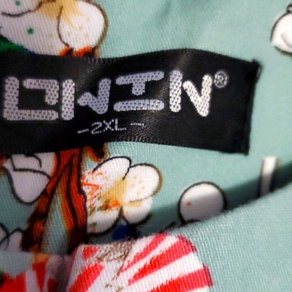 Owin Teal Green Floral Jackie O 60s Sleeveless Fit & Flare Pinup Midi Dress - Picture 10 of 11